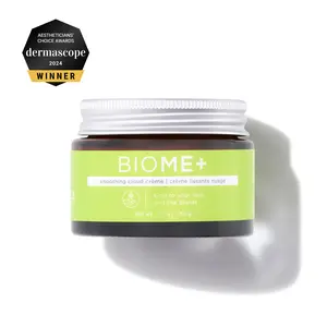BIOME+ Smoothing Cloud Crème, Hyaluronic Acid Infused, Hydrating Moisturizer for Intense Moisture Lock