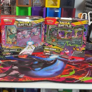 Pokemon Mega Battle Deck Gengar or Diancie Collectible Trading Card Game Officially Licensed Collectible Trading Card