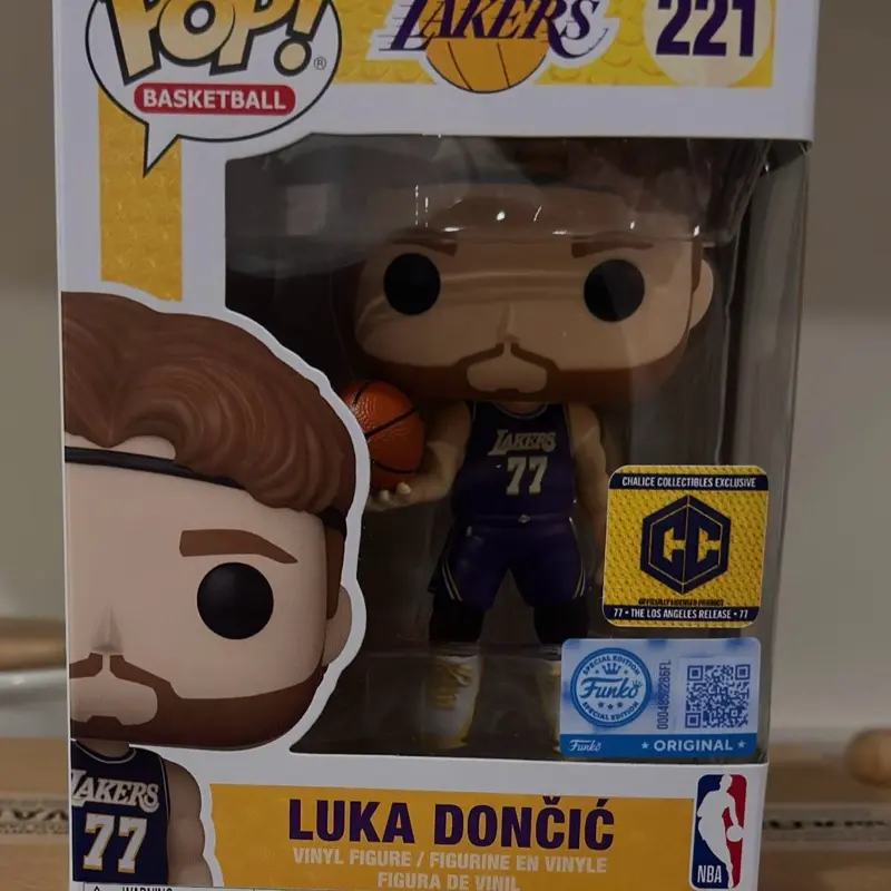 Funko Pop Vinyl Collectible Figurine - Luka Doncic, Los Angeles Release, TV & Movie Character, Action Figure