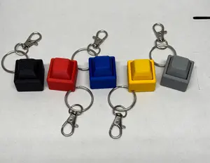 Keycap Fidget Clicker Keychains