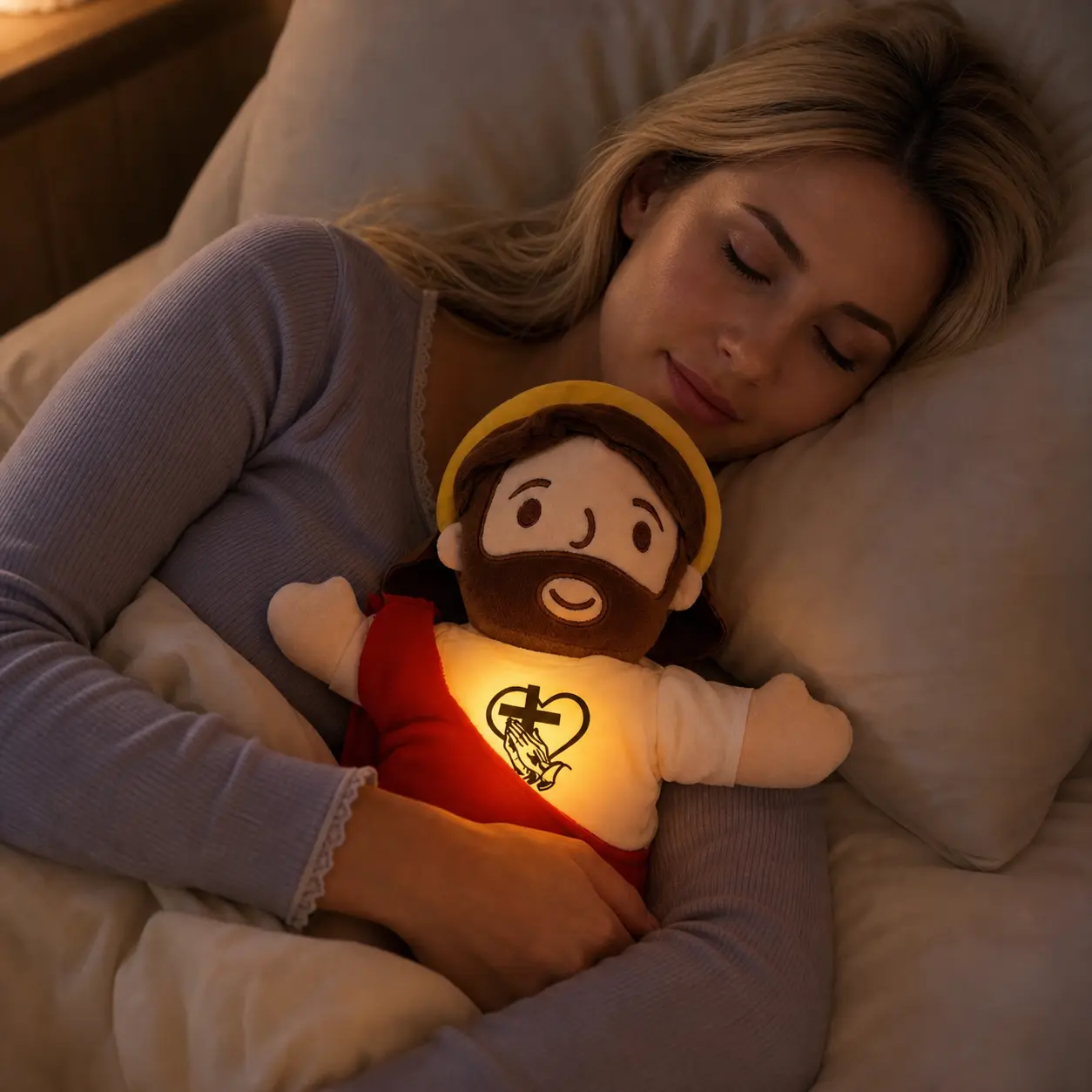 Calming Sleep Breathing Doll Precious MomenT Stress Relief Kenji Plushies Love Doll for Birthdays & Christmas Gift Idea,Cozy Bedtime Companion with Gentle Breathing Motion, Relaxing Sensory Plush for Stress Relief,  Gift Giving