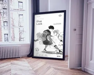 Blue Lock Anime Poster, Manga Wall Art Print