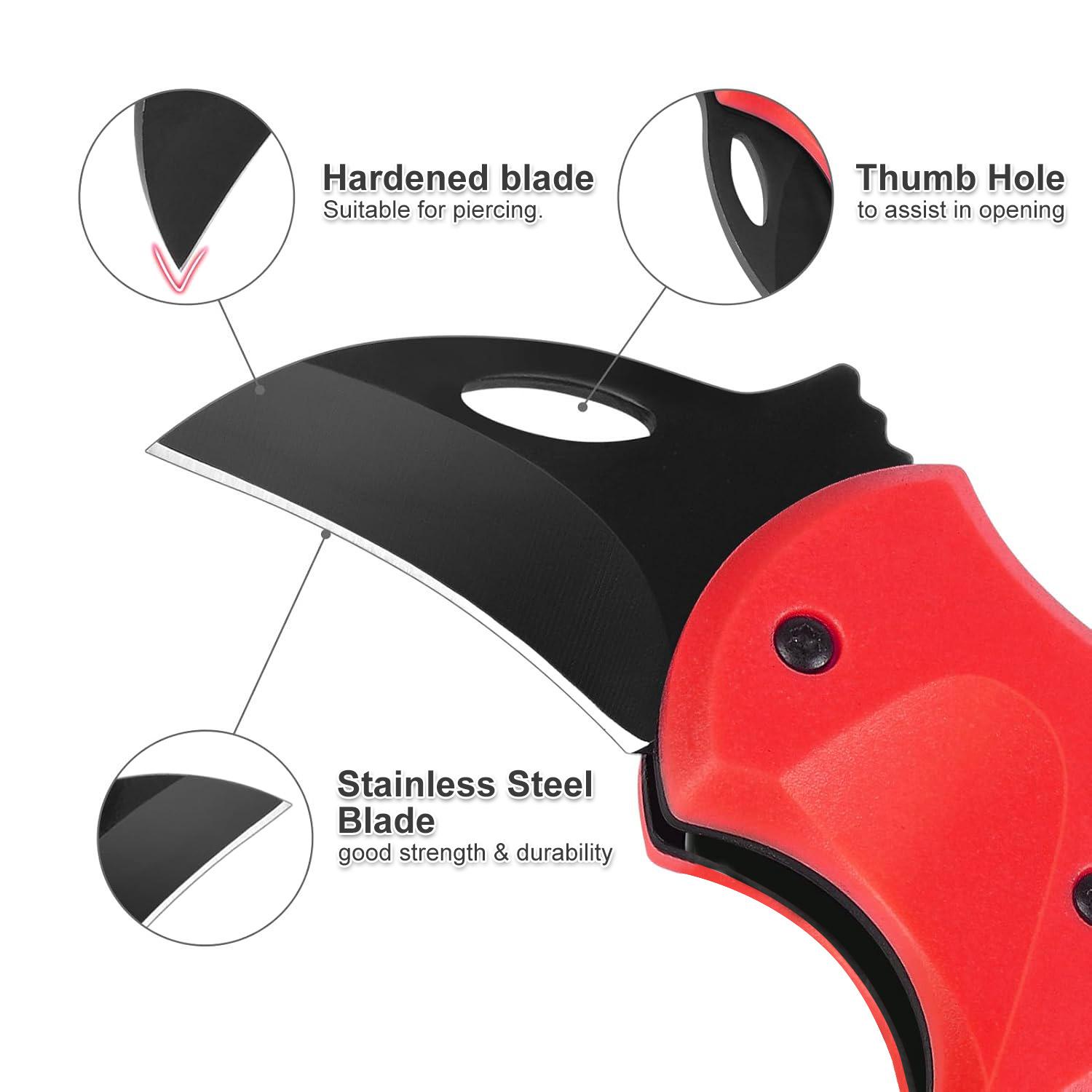 VAYWET Pocket Small Knife For Men Women Cool Folding Knife Box Cutter, EDC Toy Knives for Everyday Carry, Carabiner Mini Keychain Utility Knife Ideal Anniversary Birthday Christmas Gifts Gadgets Stocking Stuffers Box Cutter Outdoor Camping Fishing Hiking VAYWET Pocket Small Knife For Men Women Cool Folding Knife Box Cutter, EDC Toy Knives for Everyday Carry, Carabiner Mini Keychain Utility Knife Ideal Anniversary Birthday Christmas Gifts Gadgets Stocking Stuffers Box Cutter Outdoor Camping Fishing Hiking