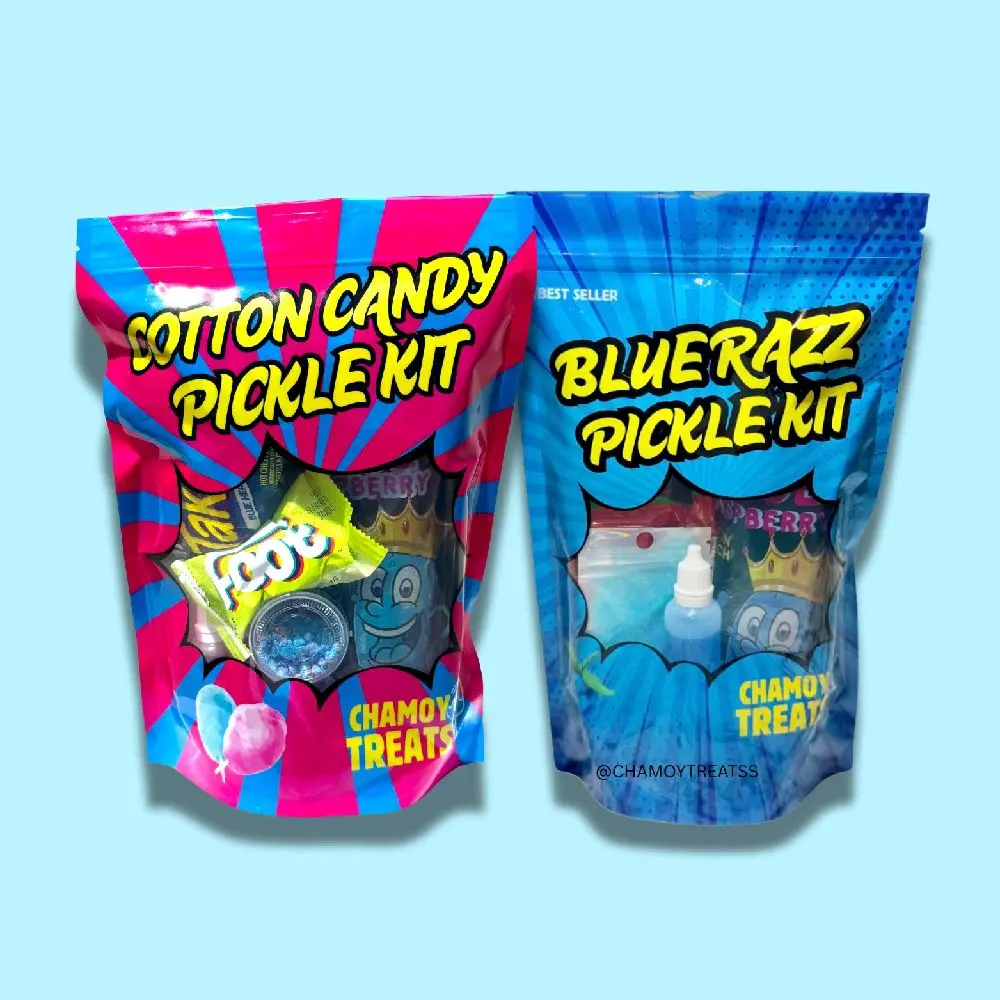 Combo Blue Razz And Cotton Candy Pickel Kit