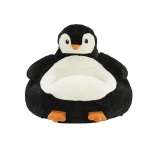 30 Inch Wide Bean Bag Sofa Chair, Faux Rabbit Fur Stuffed Floor Couch with Shredded Foam Filling, Soft Lounge Chair for Reading & Relaxing, Living Room Playroom Bedroom