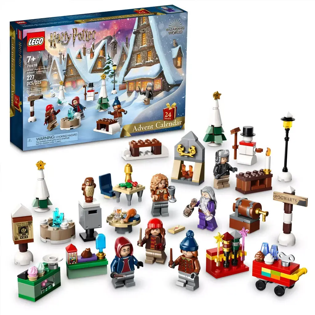 LEGO Harry Potter 2023 Advent Calendar Building Set (76418) - 227-Piece Building Blocks Collectibles Kit with Buildable Surprises