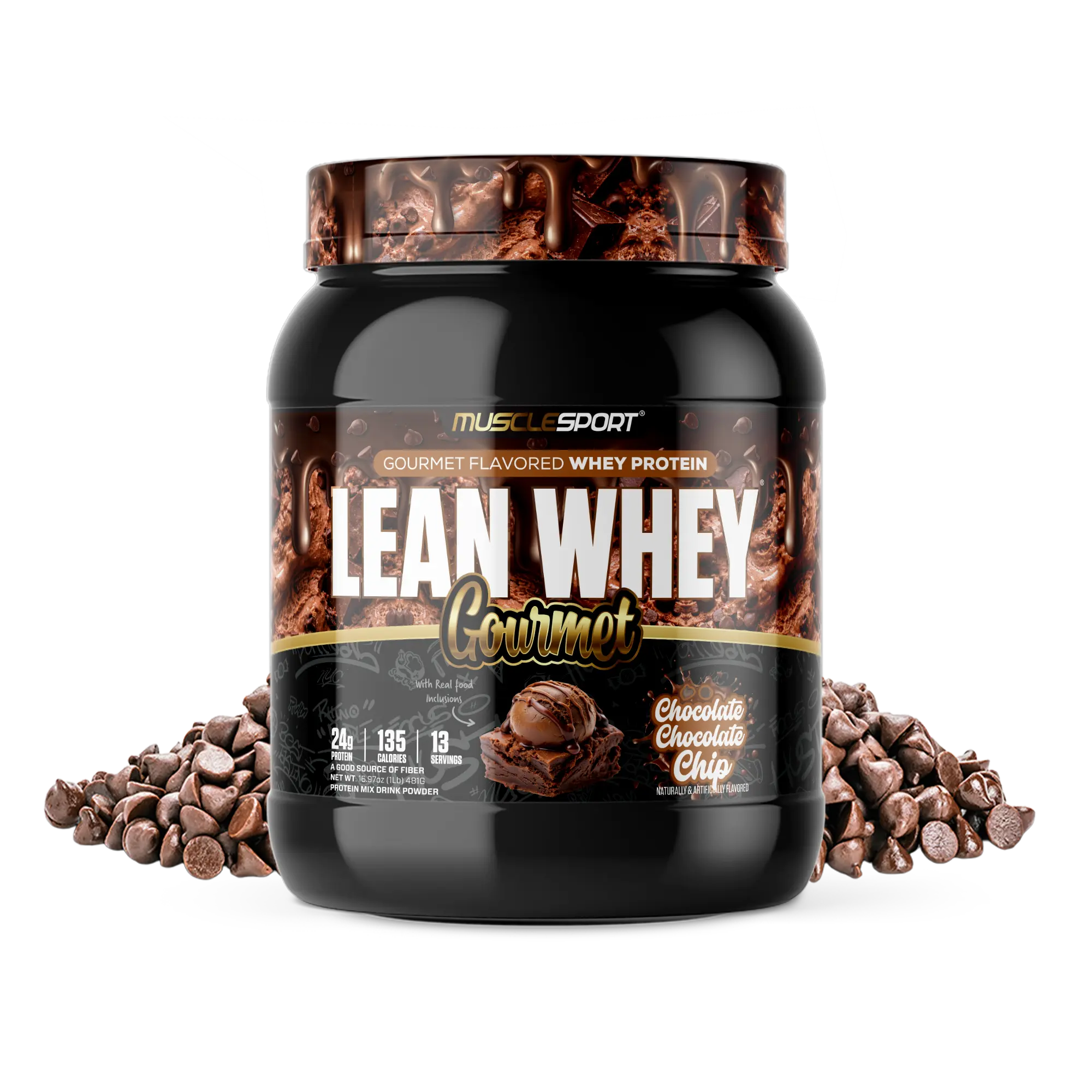 Lean Whey® Gourmet Protein 1lb - Premium Blended Protein