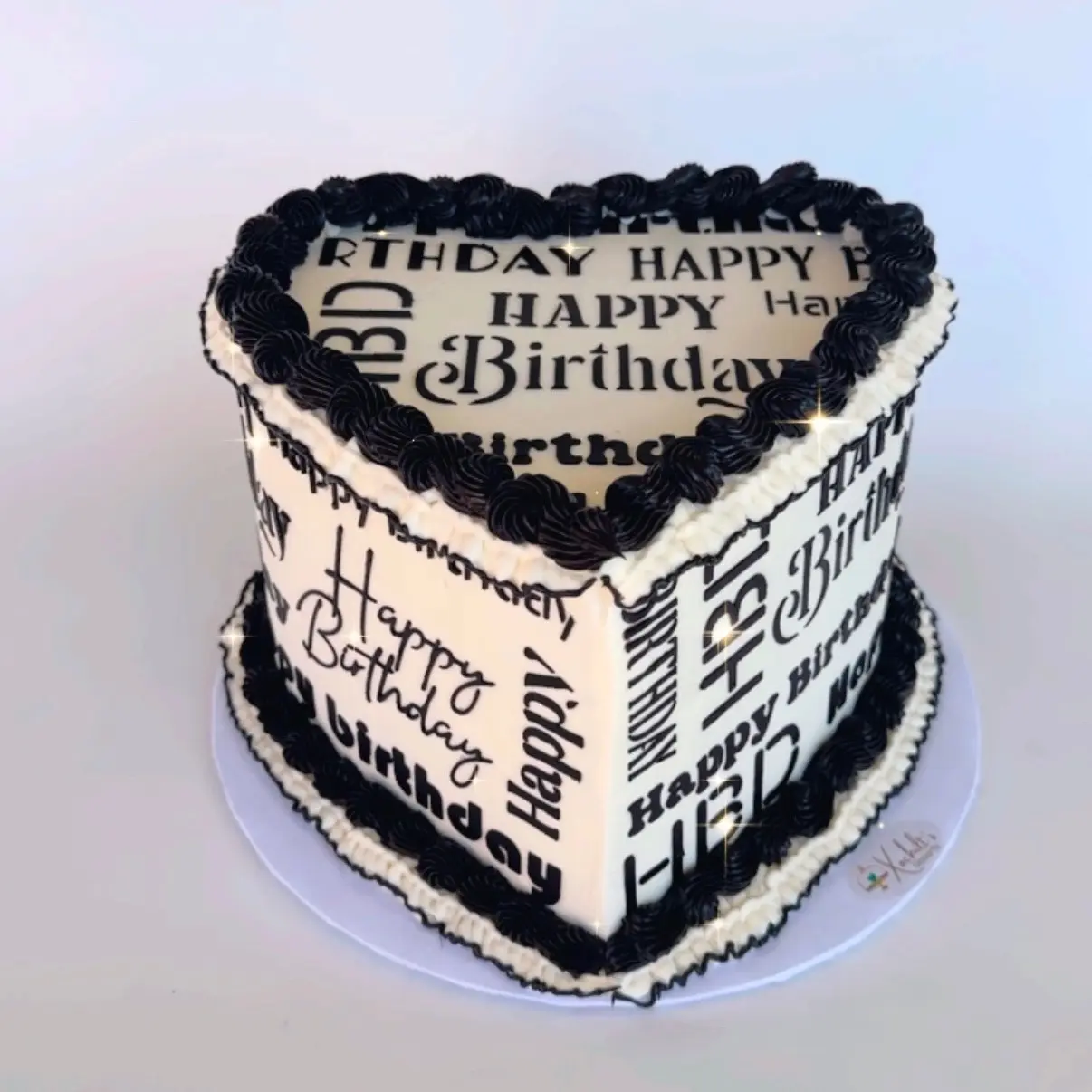 Tall Multi Font Happy Birthday Cake Stencil 7.75 x11.5 Tall Multi Font Happy Birthday Cake Stencil 7.75 x11.5