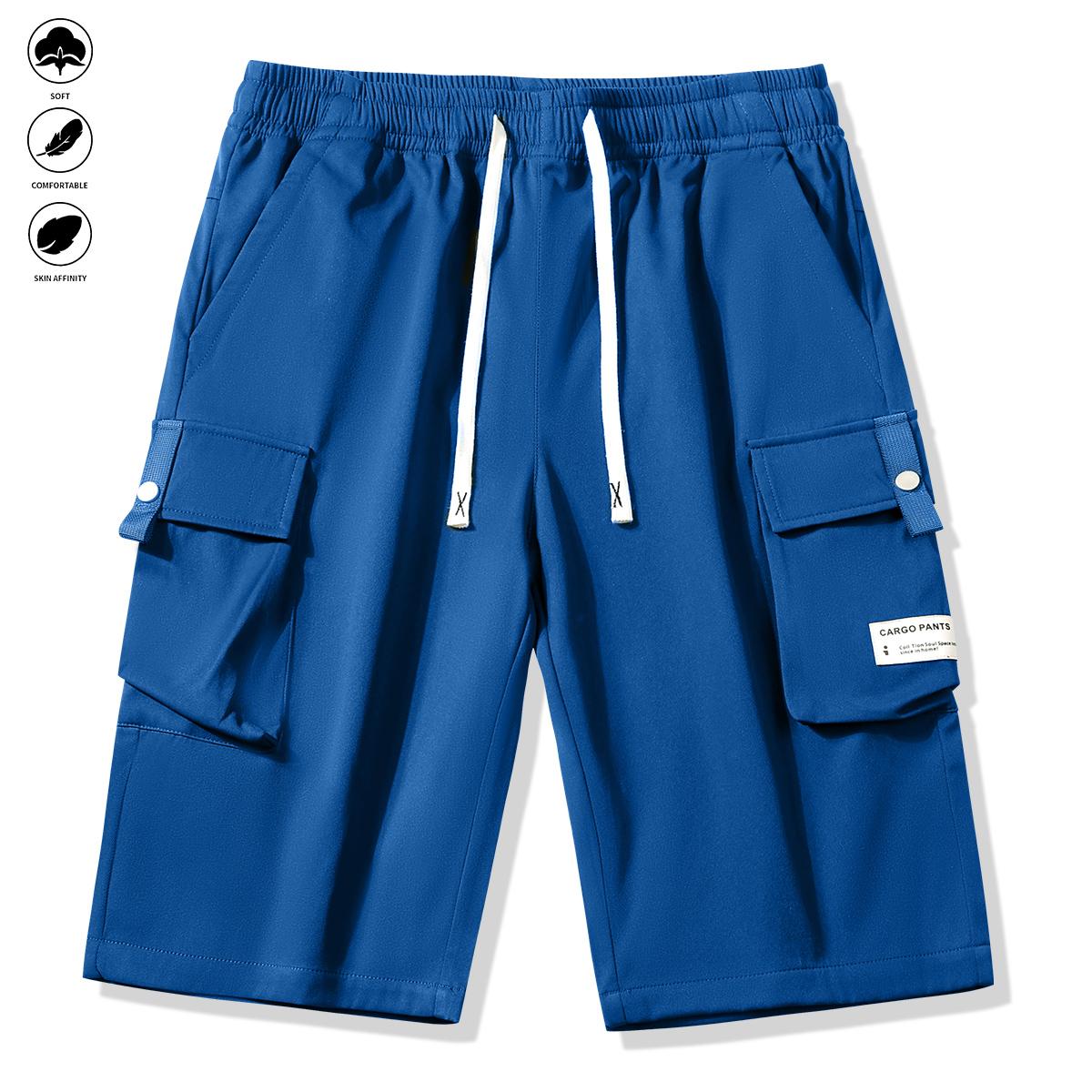 Men's Outdoor Work Pants Pack of 5 - Men's Multi-Pocket Tactical Training Pants - Durable Softshell Hiking Pants - Versatile Casual Spring & Autumn Hiking Pants - Machine Washable - Adjustable Elastic Waist Comfortable Pants