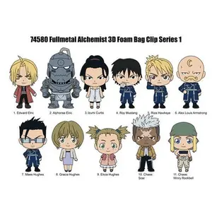 Monogram Fullmetal Alchemist: Brotherhood Characters Figural Bag Clip