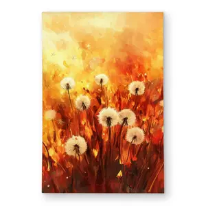 Conscious Sales C1ROAR46C8U6MN 4 x 6 ft. Dandelion Fire - Orange Outdoor Rectangle Area Rug for Home Decor