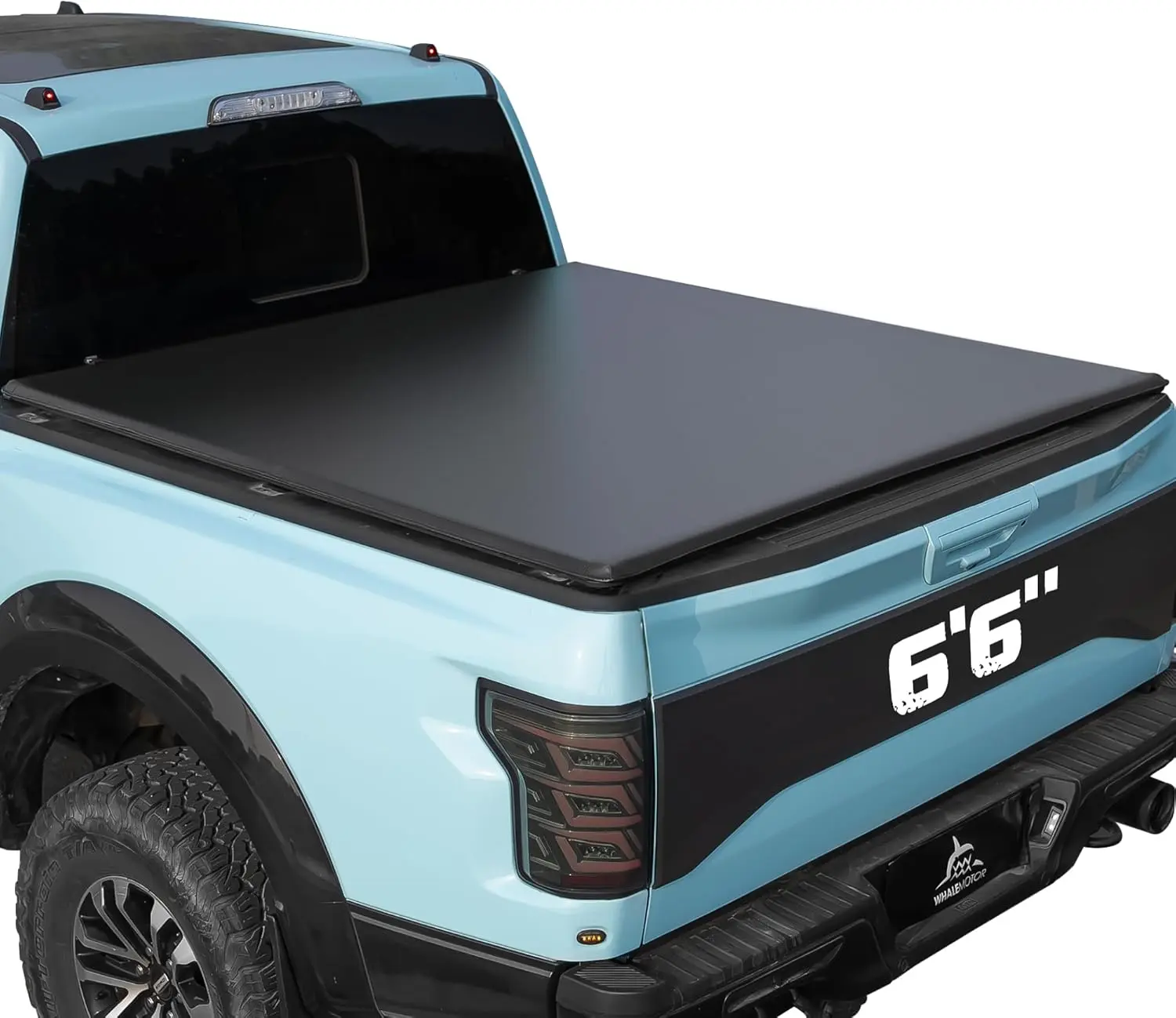 Truck Bed Tonneau Cover Compatible with Ford F150 F-150 2004-2014 6.5 ft Standard Box, Soft Roll Up Style，Cars accessories