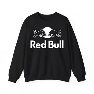 Redbull Sweatshirt, RedBull Logo Sweatshirt, Energy Drink Apparel, Gift for her Comfort Cotton