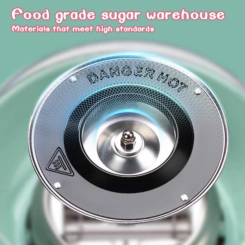 LIVEFULL Cotton Candy Machine for Home – Includes 6 Flavors & 6 Sticks, Easy to Use, Fun for Kids & Family Parties, US Plug