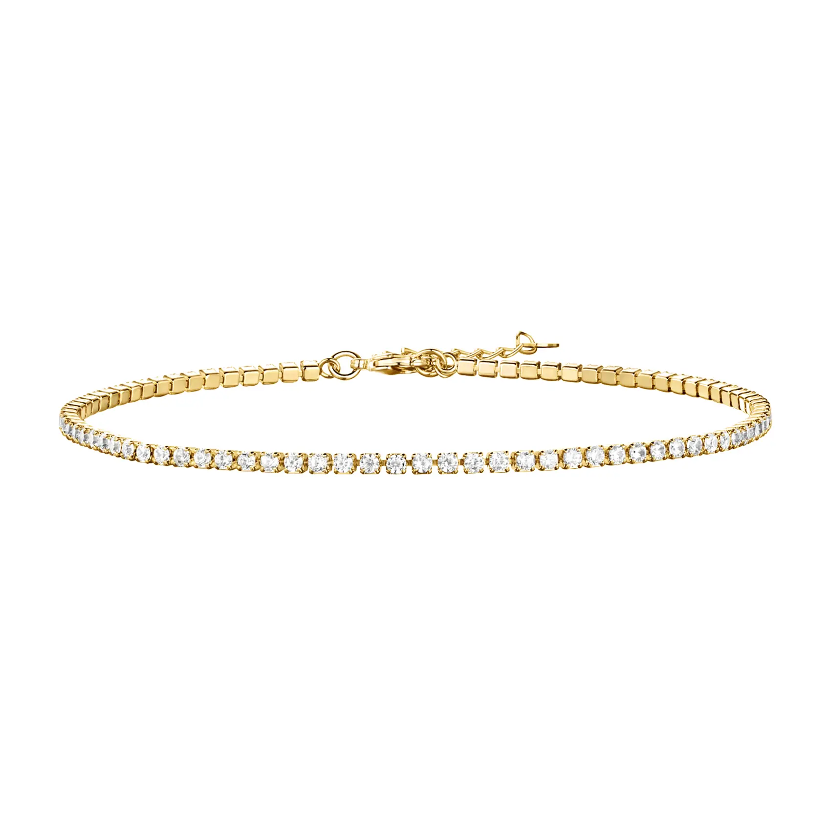 PAVOI 14K Gold Plated Anklets for Women - Tennis, Beaded, Station Ankle Bracelet - Summer Anklet Jewelry