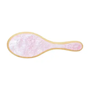 Emi Jay Flat Bamboo Hair Brush in Pink Sugar