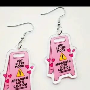 Not in the Mood – Statement Dangle Earrings