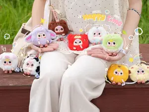 [Buy 3 get 4]Baby Three - Round Beast plush Blind Box