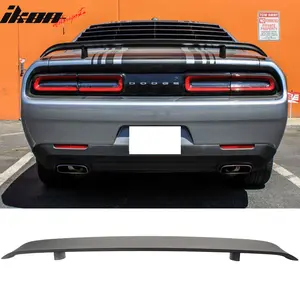 Rear Spoiler Wing for Dodge Challenger 2008-2023 OEM Style Matte Black ABS