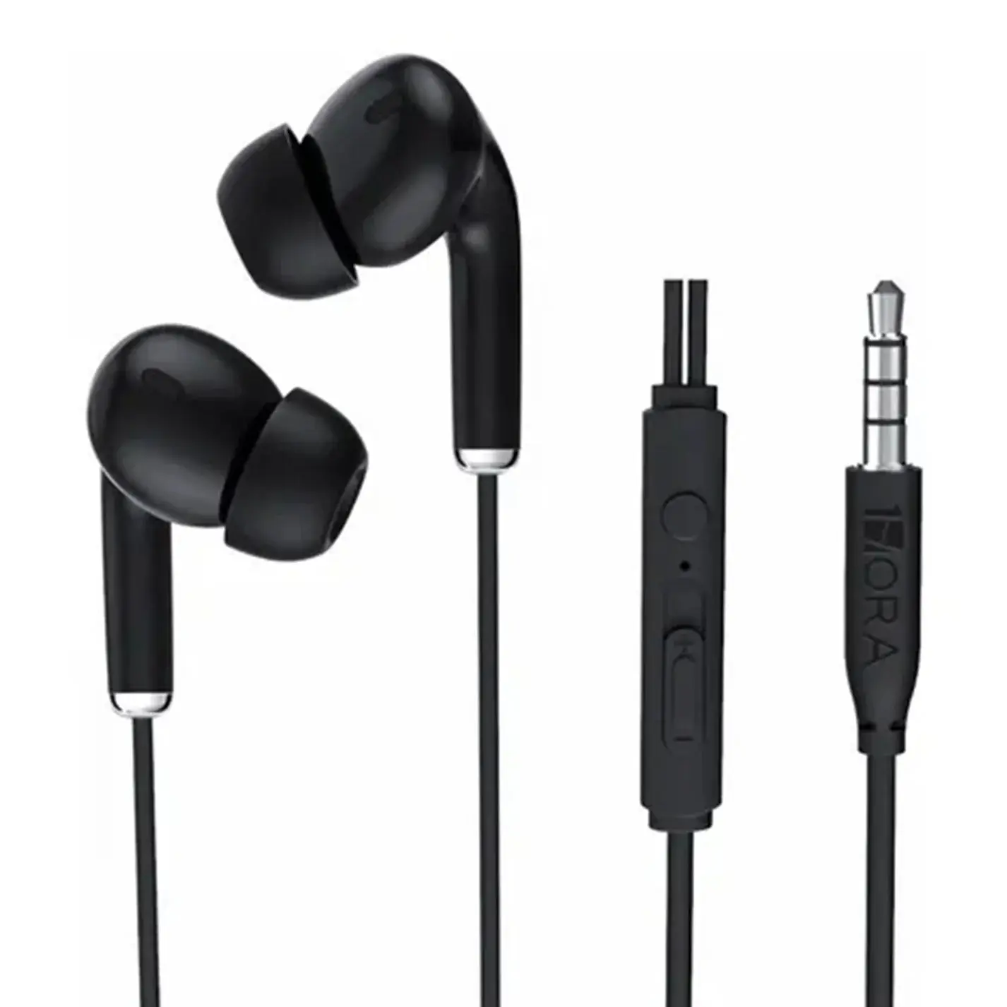 1HORA AUT123 Wired Earbuds with Mic, 3.5mm Wired Earphones, In-Ear Gaming Earbuds for Phones & Electronics Audio Use, Gaming Earbuds In-Ear Headphones Cable Stereo Headset Audio Button Connection
