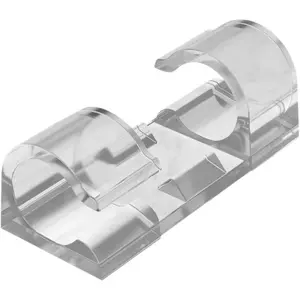 A set of 20PCS cable organizing kit - transparent acrylic adhesive clips - for organizing cables on desks, homes, TVs, and computer chargers. No drilling required. Can be attached to the wall. Easy to use.