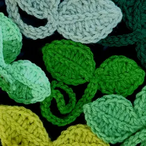 Crochet Headphone Sprout Cute Accessory or Bookmark ; 5 Available Shades of Green