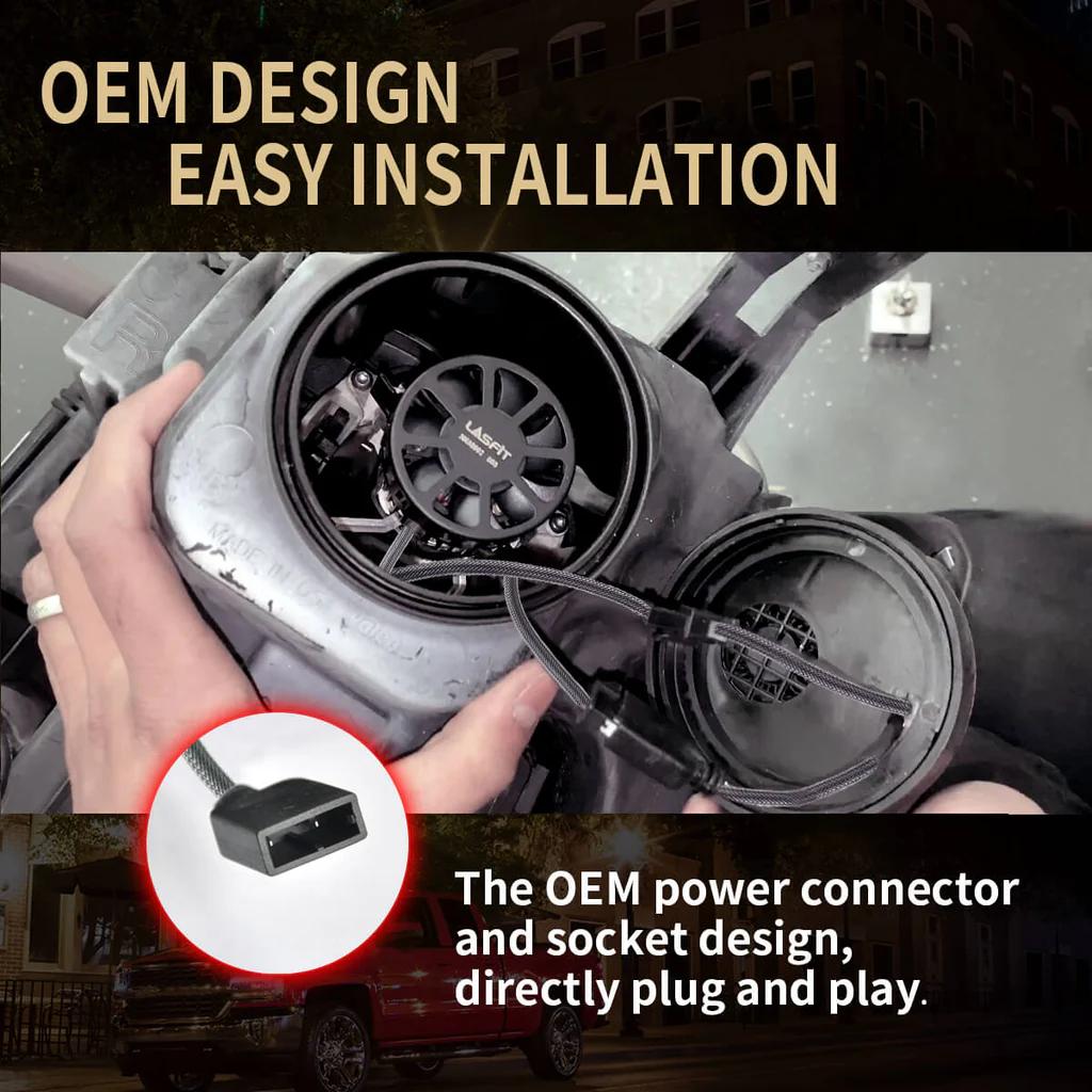 Fit for 2016-2018 Chevrolet Silverado 1500 Custom D5S HID to LED Conversion Bulbs | Pro-DC Series