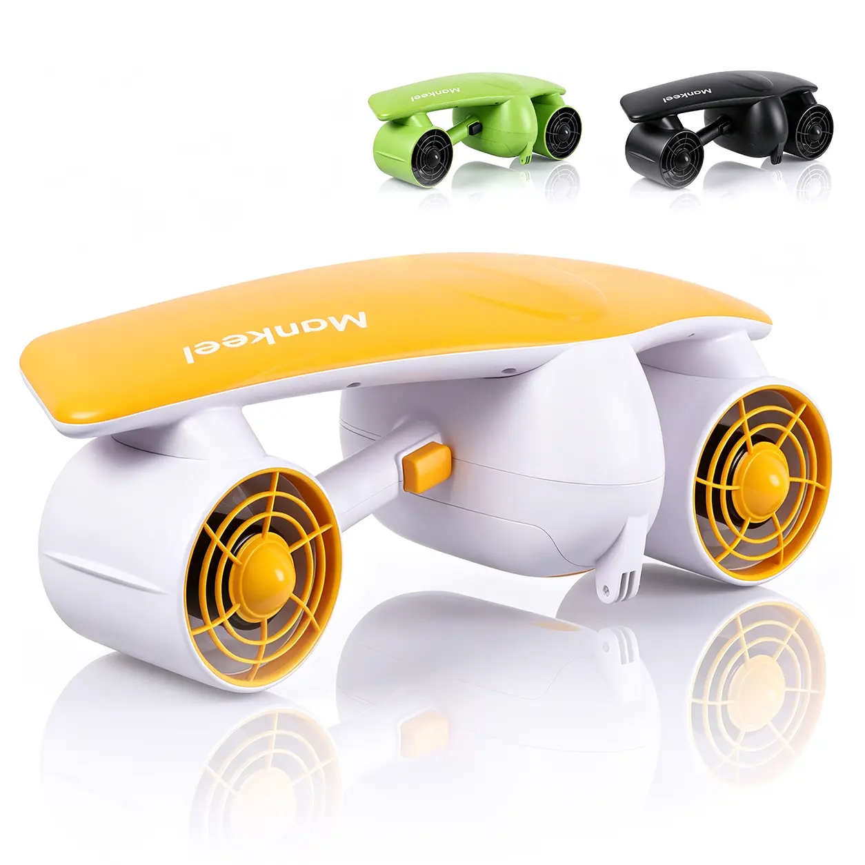 Underwater Sea Scooter w7, 2-Gear Speed (1.79Mph/4.03Mph), 2x300W Motors, 12Kgf Thrust, 45min Runtime, 4.5kg, Ideal for Snorkeling, Diving, Family Water Sports Gifts