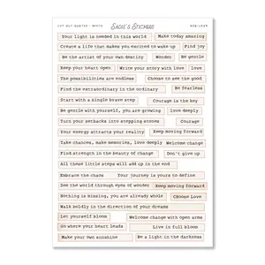 Cut Out Quotes WHITE • Scraps & Snippings