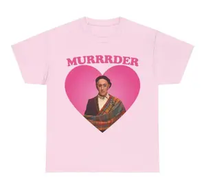 The Traitors TV Show Alan Cum.ing Murrrder pink heart shirt