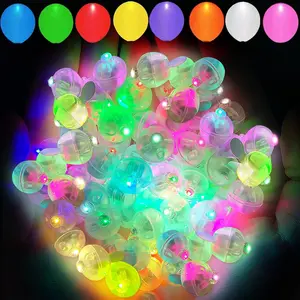 Mothers Day Gift 100PCS Multicolor LED Balloon Lights – Waterproof Mini Flashing Balls for Balloons, Paper Lanterns, Parties, Weddings, Birthdays & Holiday Decorations