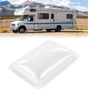 KQQIO RV Skylight Replacement, 18" x 26" Camper RV Skylight Cover Fit 14" x 22" Shower Roof Openings for Camper Food Truck Motorhome Travel Trailer White