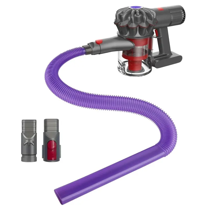 Dryer Lint Vacuum Attachment Compatible with V15 V12 V11 V10 V8 V7 Gen5 Cordless Vacuum Cleaner, Flexible Dryer Vent Cleaner Kit Lint Removal Tool Purple, Cordless Dust Suction, Flexible Hose Vacuum
