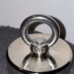 Neodymium Fishing Magnets - Strong Holding Rare Earth Powerful Magnets for River Retrieving, Magnetic Fishing - 1.88 in (48 mm), 2.36 in (60 mm), Neodymium Magnets Strong Holding, Powerful Magnet