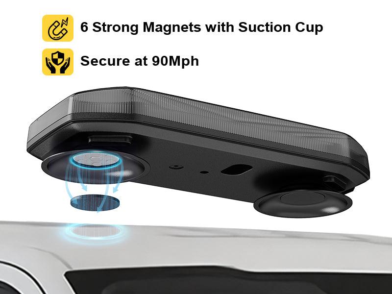 AgriEyes W230B Wireless Roof Light Bar | Remote/App Control, for Pickup, Work Truck, Off-Road Safety