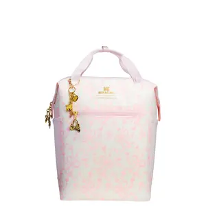 STANLEY x LoveShackFancy The All-Day Madeleine Mini Cooler Backpack 14qt in Coquette Bow Chantilly