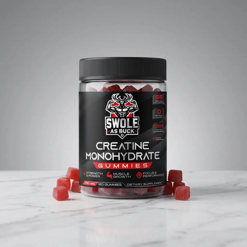 Creatine Monohydrate Gummies 5g | Swole as Buck