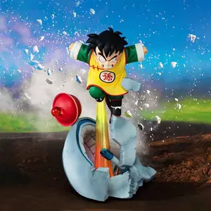 Angry Kid Gohan Saiyan Pod Arrival About to Attack Statue Anime PVC Figure Collectible Figurine Display Statue