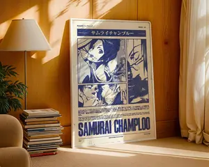 Samurai Champloo Anime Poster Vintage Manga Art Print( Unframed - Print Only )