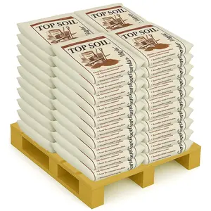 Michigan Peat Garden Magic Organic Potting Top Soil Blend, 40 lb Bag, 60 Pack