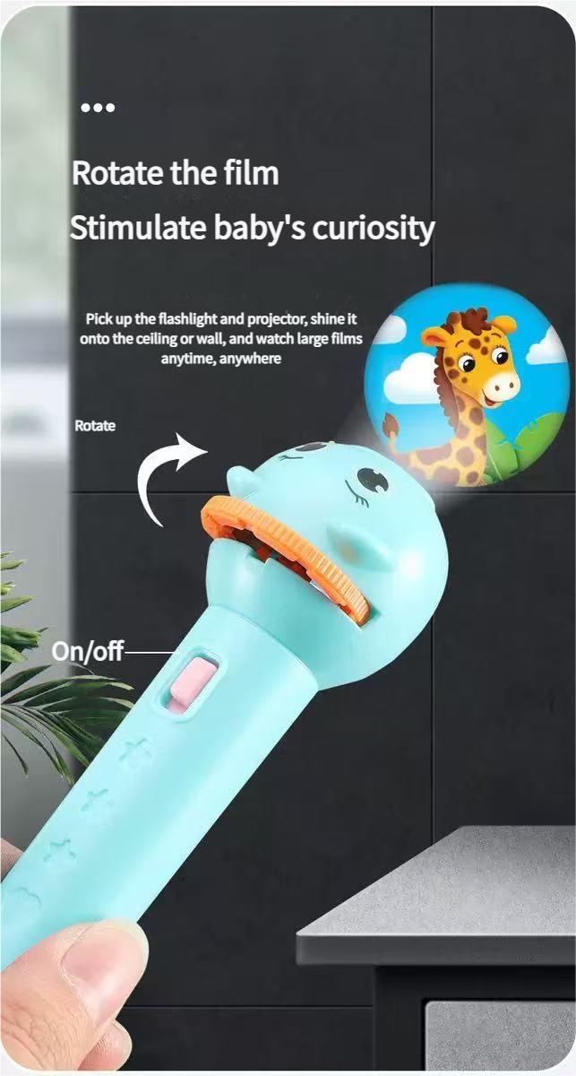 GOFMOON Kids Projection Flashlight, Bedtime Story Projector Toy, 6 Slides with 48 Patterns, Safe ABS Material, Interactive Early Learning STEM Tool for Toddlers, Portable Visual Cognitive Gift, Easy-to-Use Science Aid for Parents & Teachers. GOFMOON Kids Projection Flashlight, Bedtime Story Projector Toy, 6 Slides with 48 Patterns, Safe ABS Material, Interactive Early Learning STEM Tool for Toddlers, Portable Visual Cognitive Gift, Easy-to-Use Science Aid for Parents & Teachers.