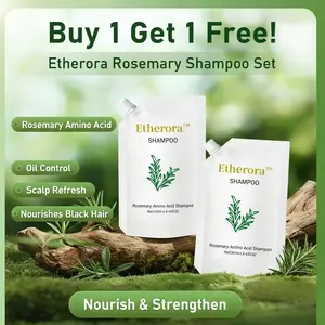 「BUY 1 GET 1 FREE!」 Rosemary Amino Acid Shampoo 250ml - Oil Control & Scalp Refresh, Nourish Black Hair & Volumizing B  falling Gentle Hair Care Hair Thickening Conditioner