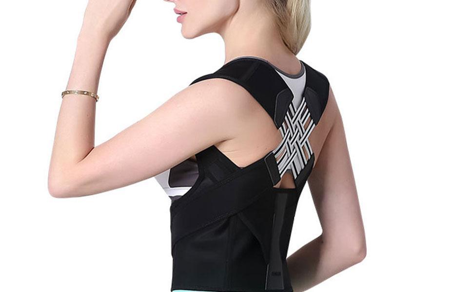 ‌Ergonomic Posture Corrector Adjustable Brace for Spine Alignment Back Pain Relief Anti Hunchback Support Comfortable Office Work Computer Study‌ Waist Trainer Corset Waist Abdominal Belt U Back Shaper