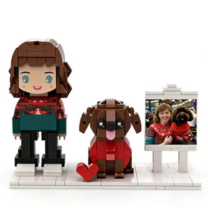Photo Customized puzzle bricks, DIY educational toys, customized couple bricks, customized pet bricksnal building blocks, Send photos to customize your own bricks,  gift