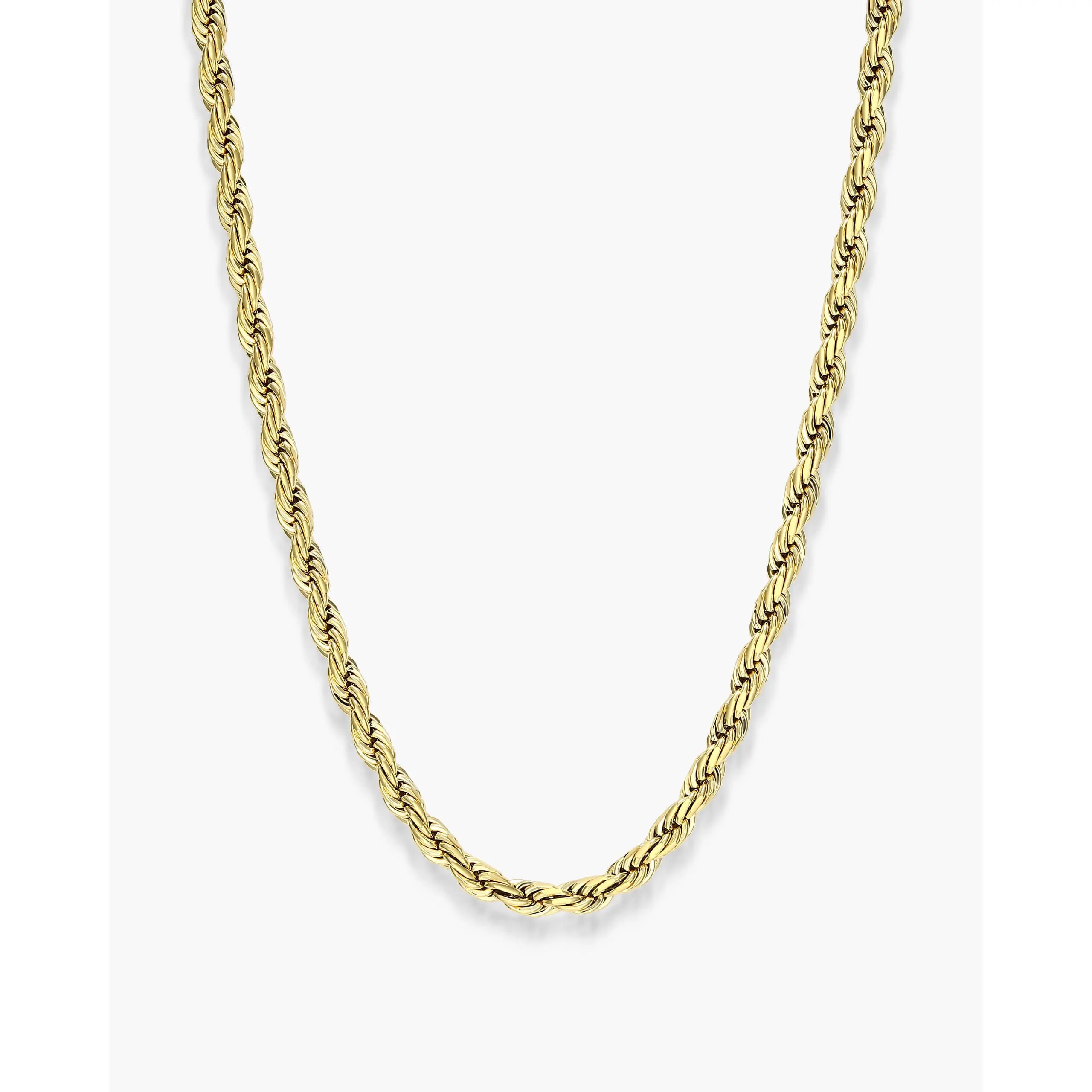 JAXXON Rope Chain 3mm - Gold - Waterproof - Box Clasp