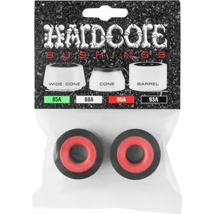 Hardcore Bushings Barrel Bushing 93a - Black/Red (Set)