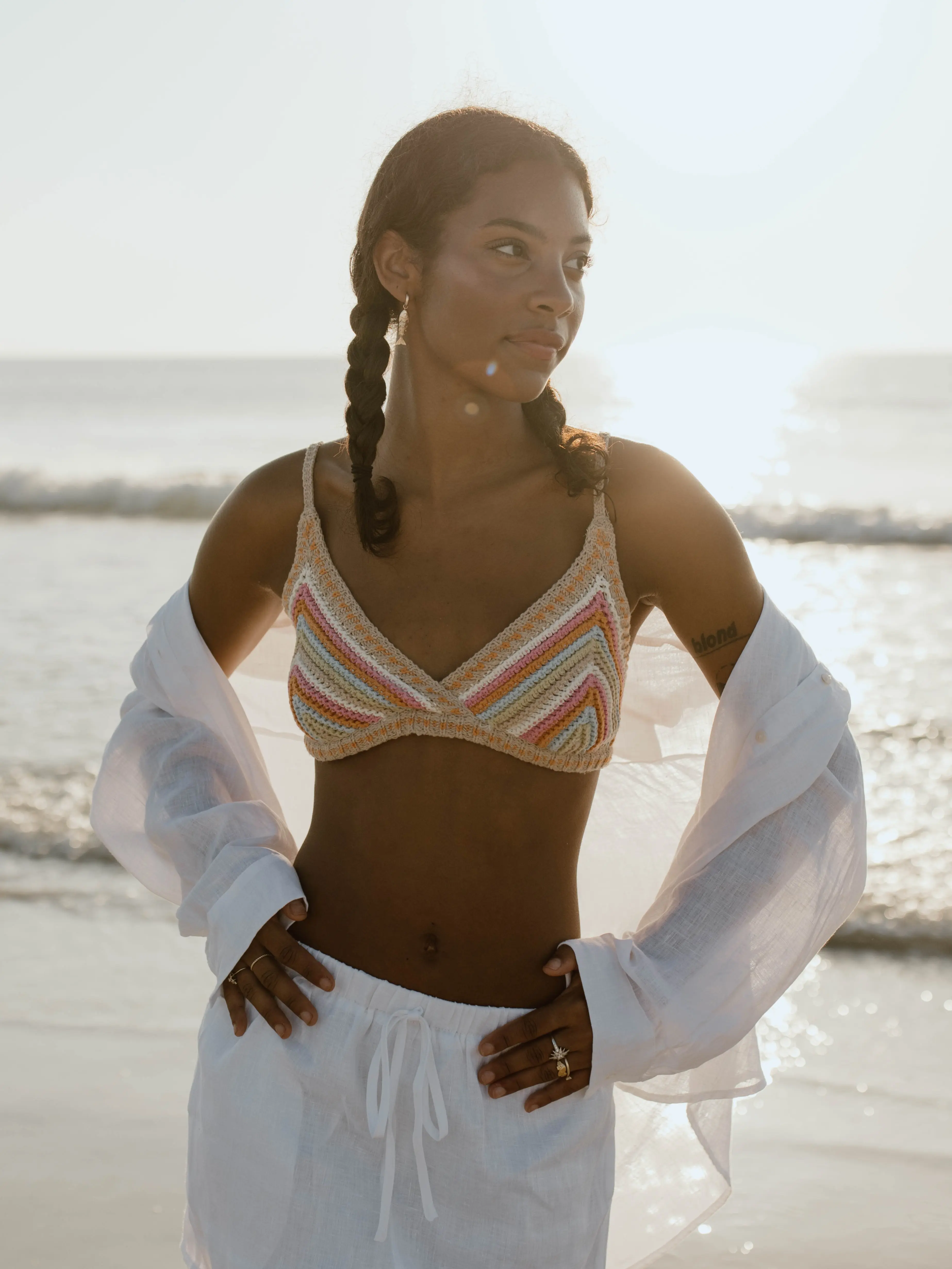 Golden Hour Crochet Bralette