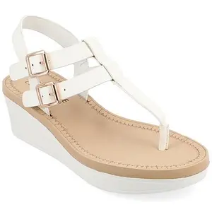 Journee Collection Women's Tru Comfort Foam Bianca Wedge Sandal