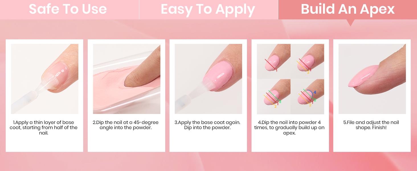 Beetles Dip Powder Starter Nail Kit with【Base&Top Coat&Activator&Manicure Tool】Don't Need UV light Nail Art Nails at home Nail Salon Gift#SpringTok Cosmetic Polish  Cutics #TikTokShopBacktoSchool