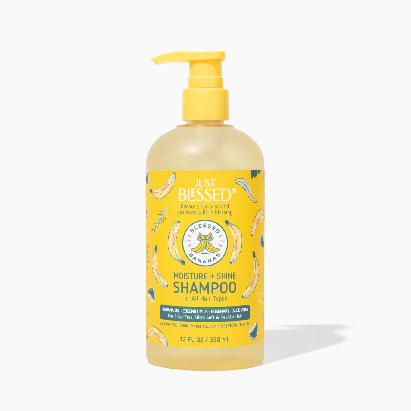 Blessed Bananas - Banana Oil, Coconut Milk, Rosemary & Aloe Shampoo